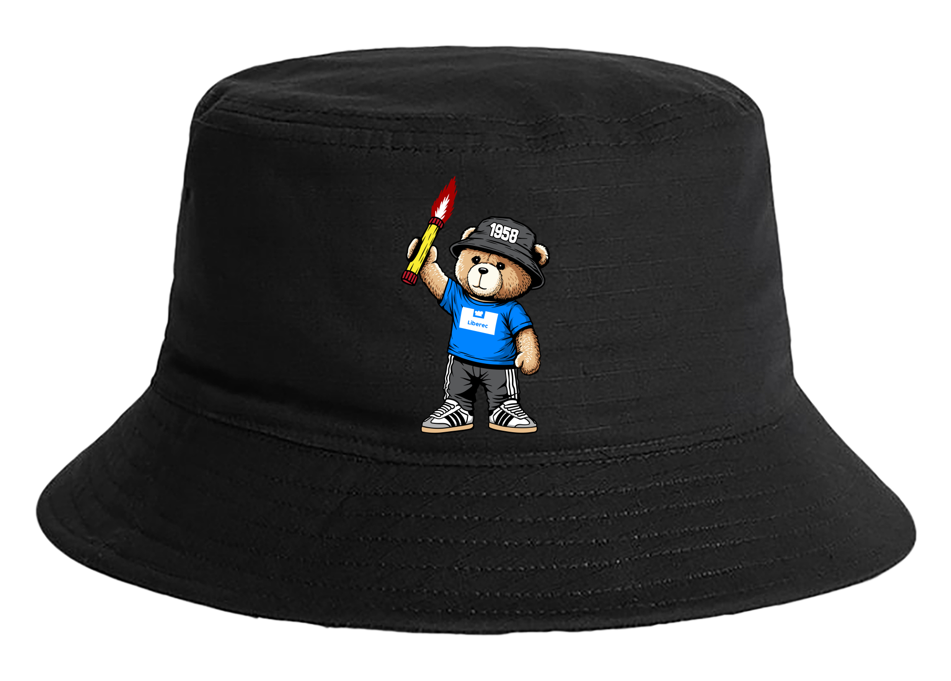 Liberec 1958 bear bucket hat