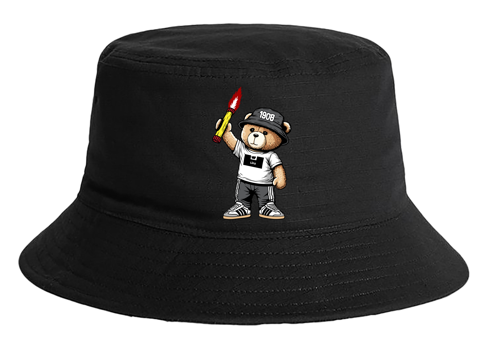 Linz 1908 bear bucket hat