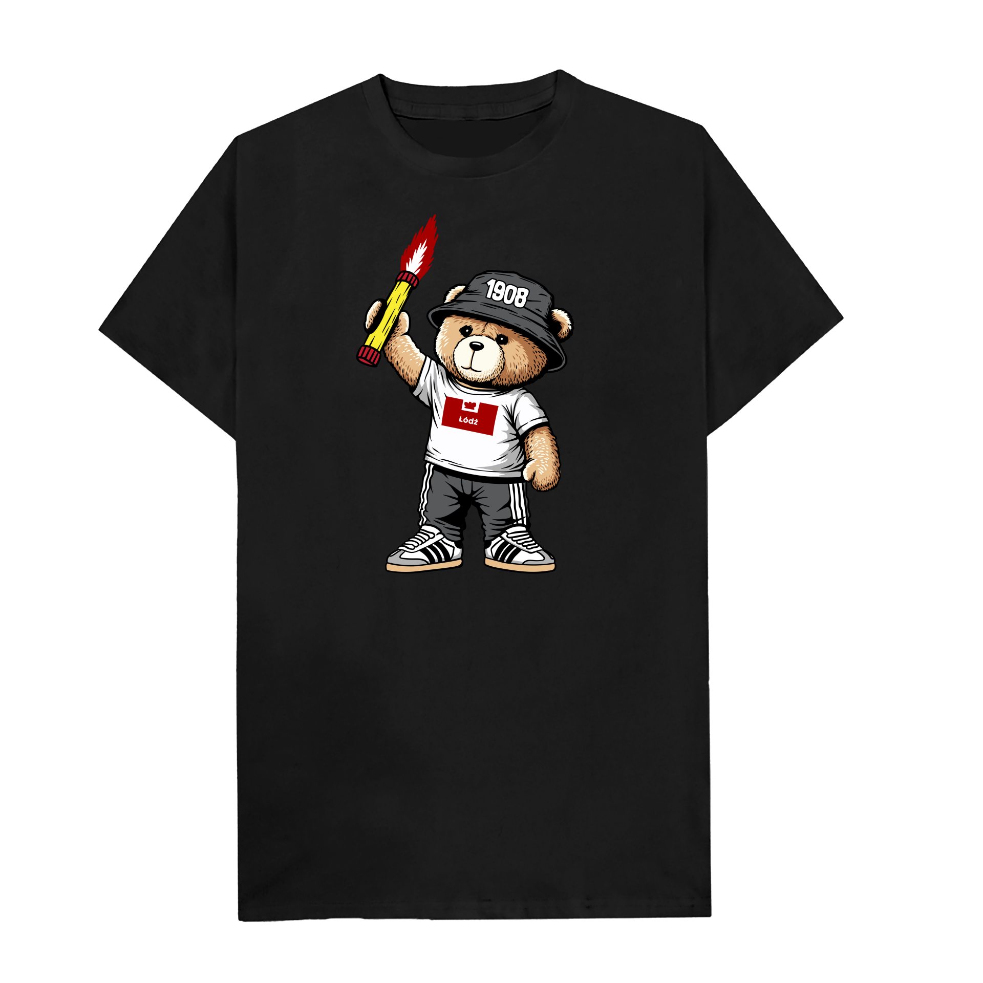 Łódź 1908 bear t-shirt