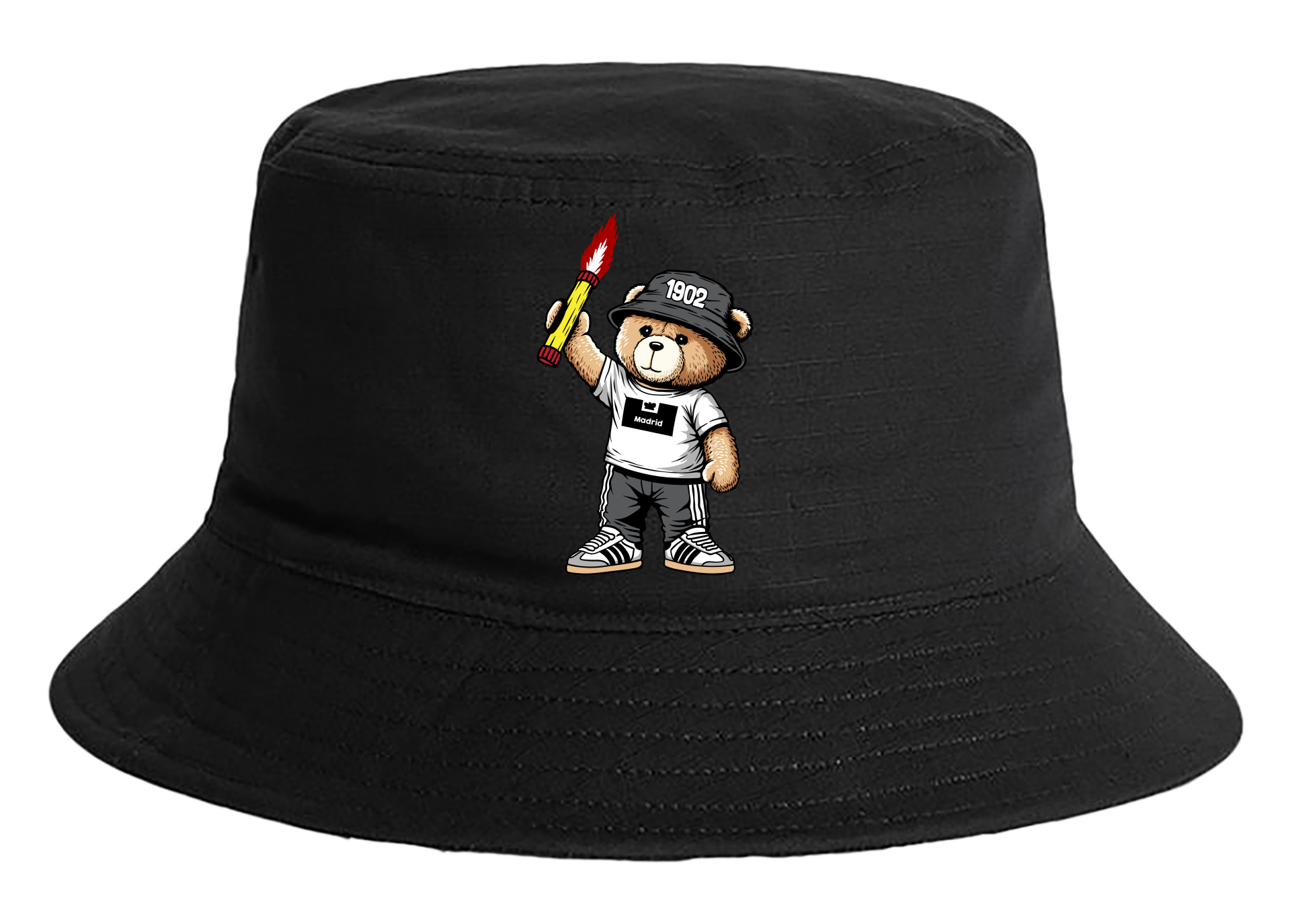 Madrid 1902 bear bucket hat