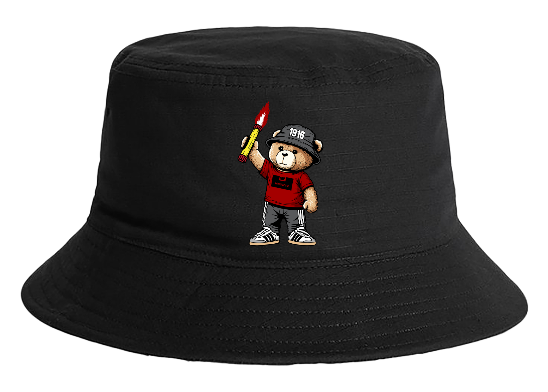 Mallorca 1916 bear bucket hat