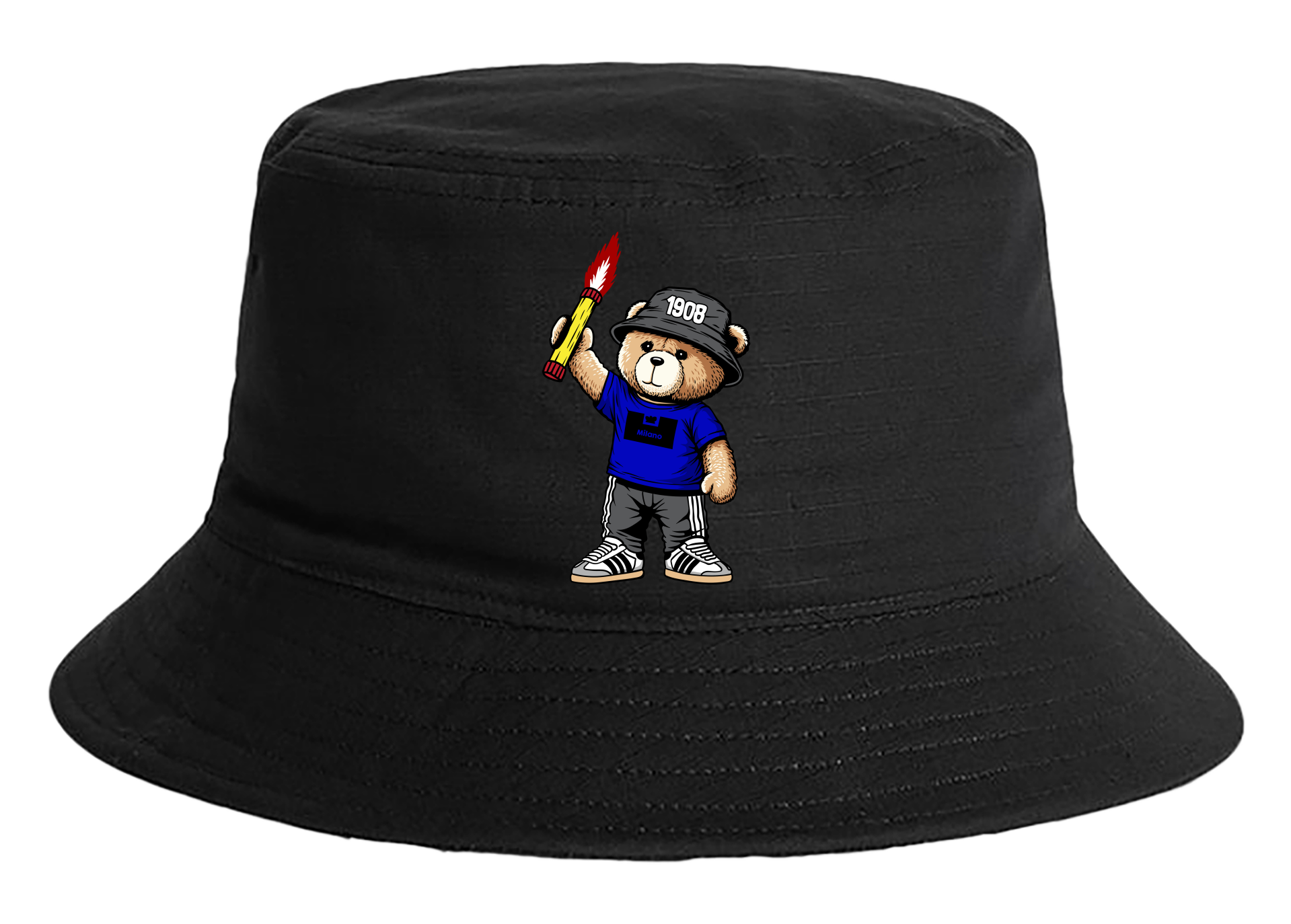 Milano 1908 bear bucket hat