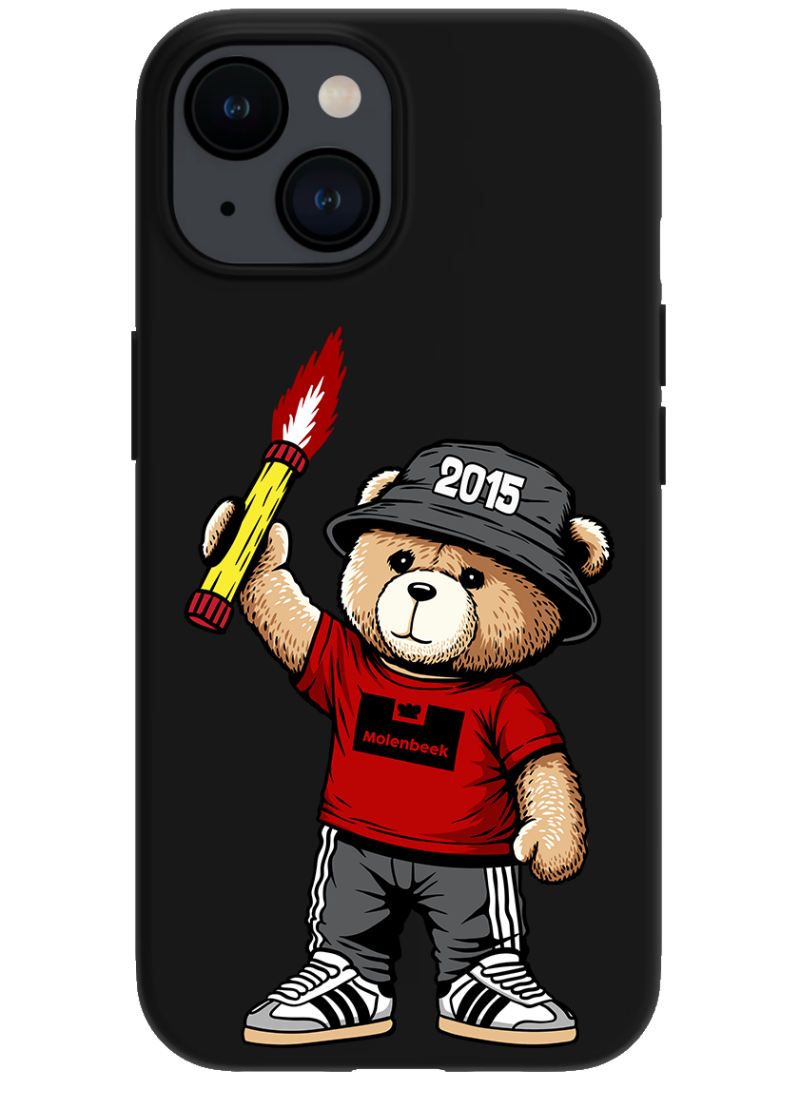 Molenbeek 2015 bear iPhone case