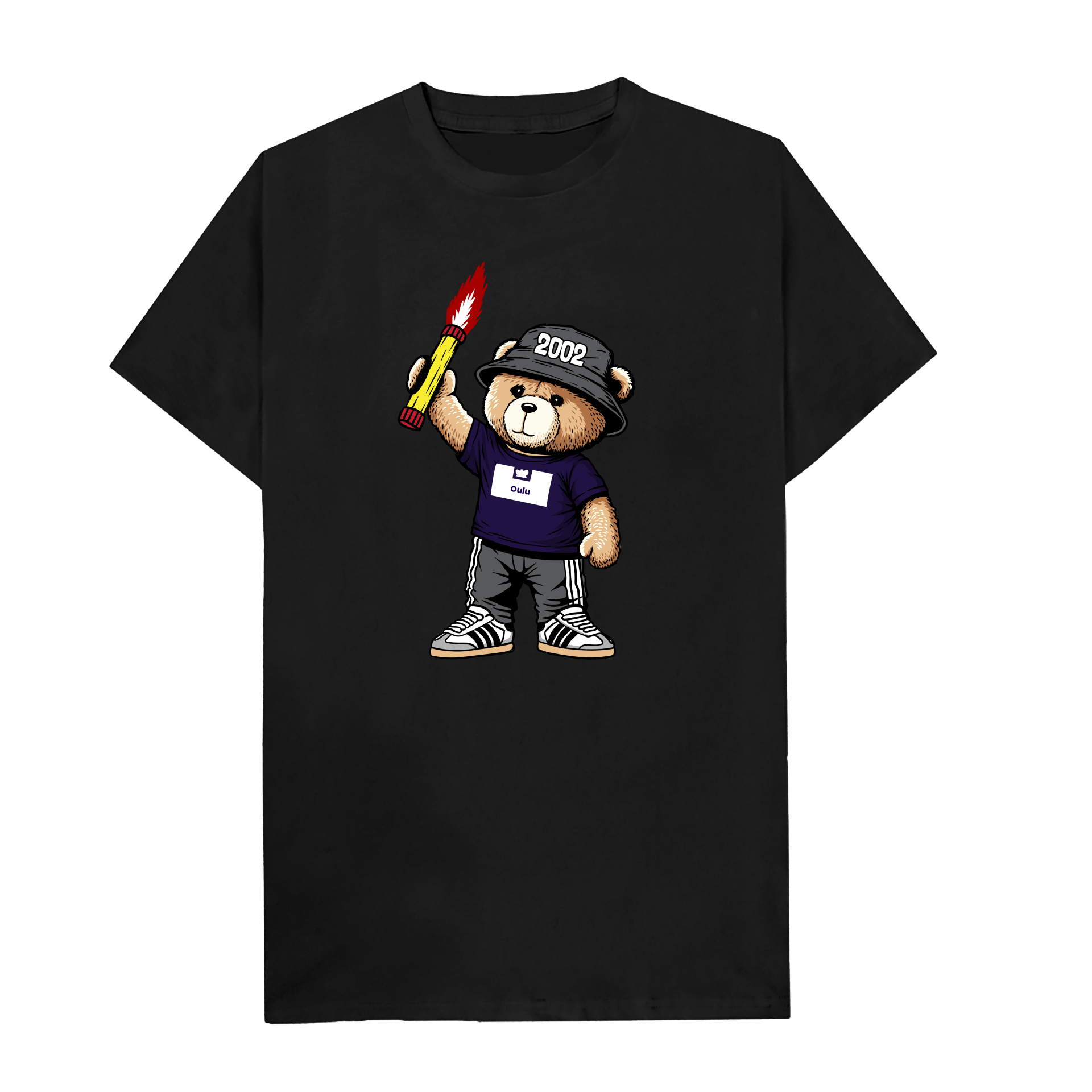 Oulu 2002 bear t-shirt