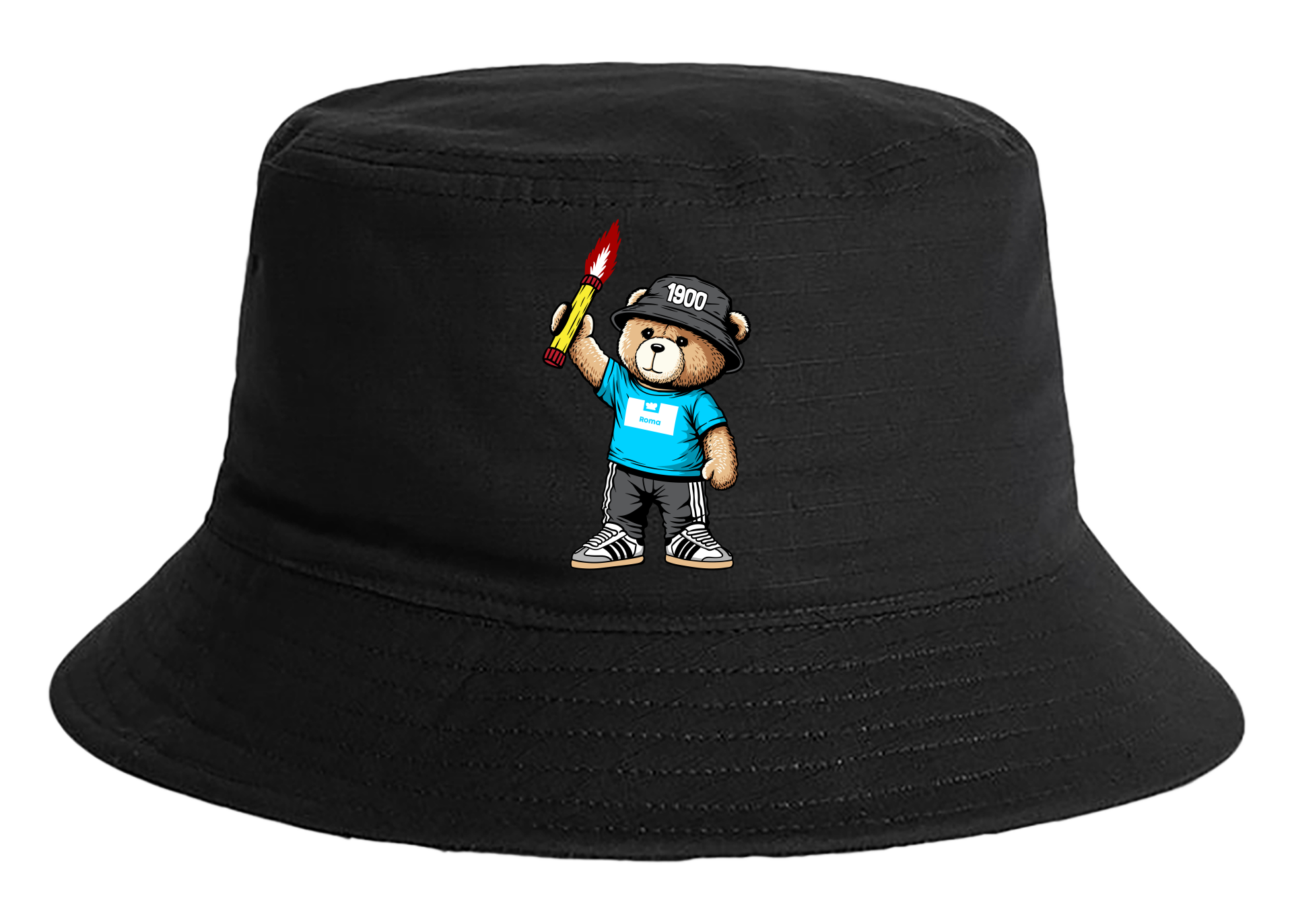 Roma 1900  bear bucket hat
