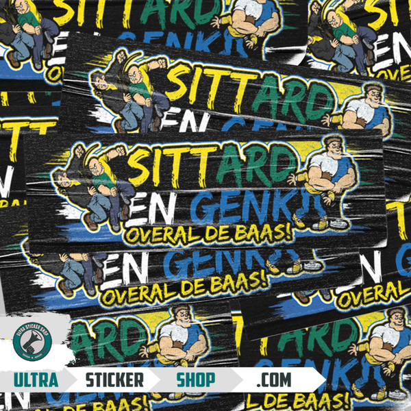 Sittard en Genk overal de baas! stickers