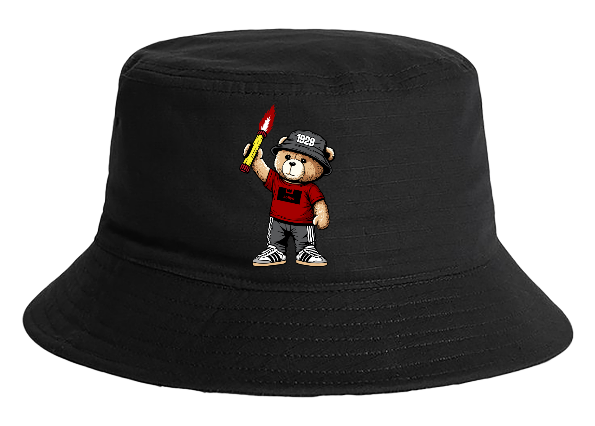 Sofiya 1929 bear bucket hat