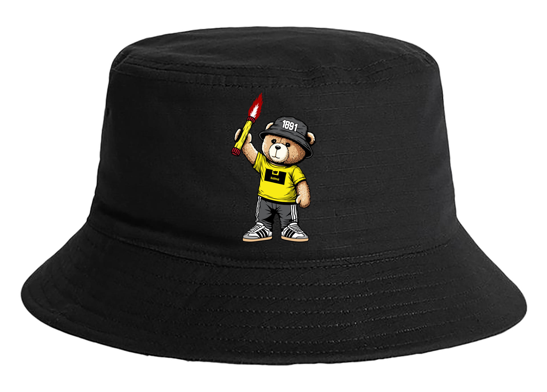 Solna 1891 bear bucket hat
