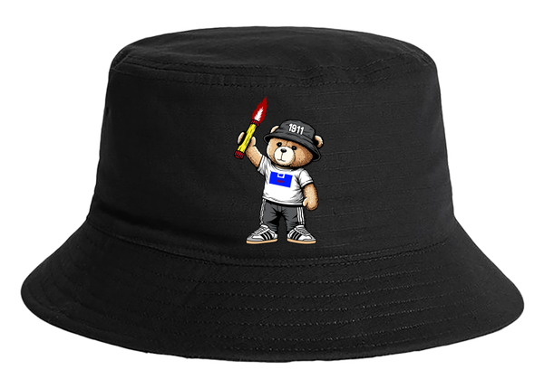 Split 1911 bear bucket hat