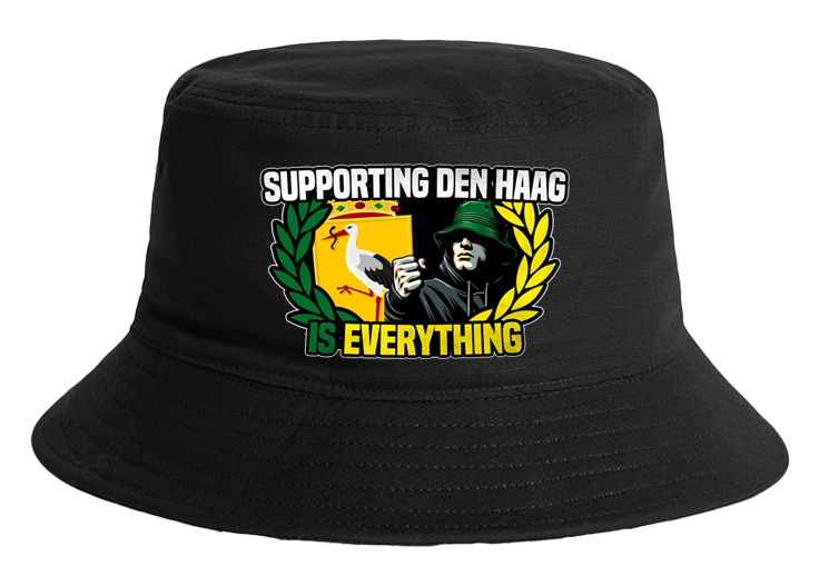 Supporting Den Haag is everything bucket hat
