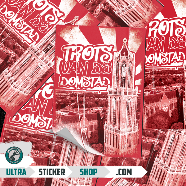 Trots van de Domstad stickers