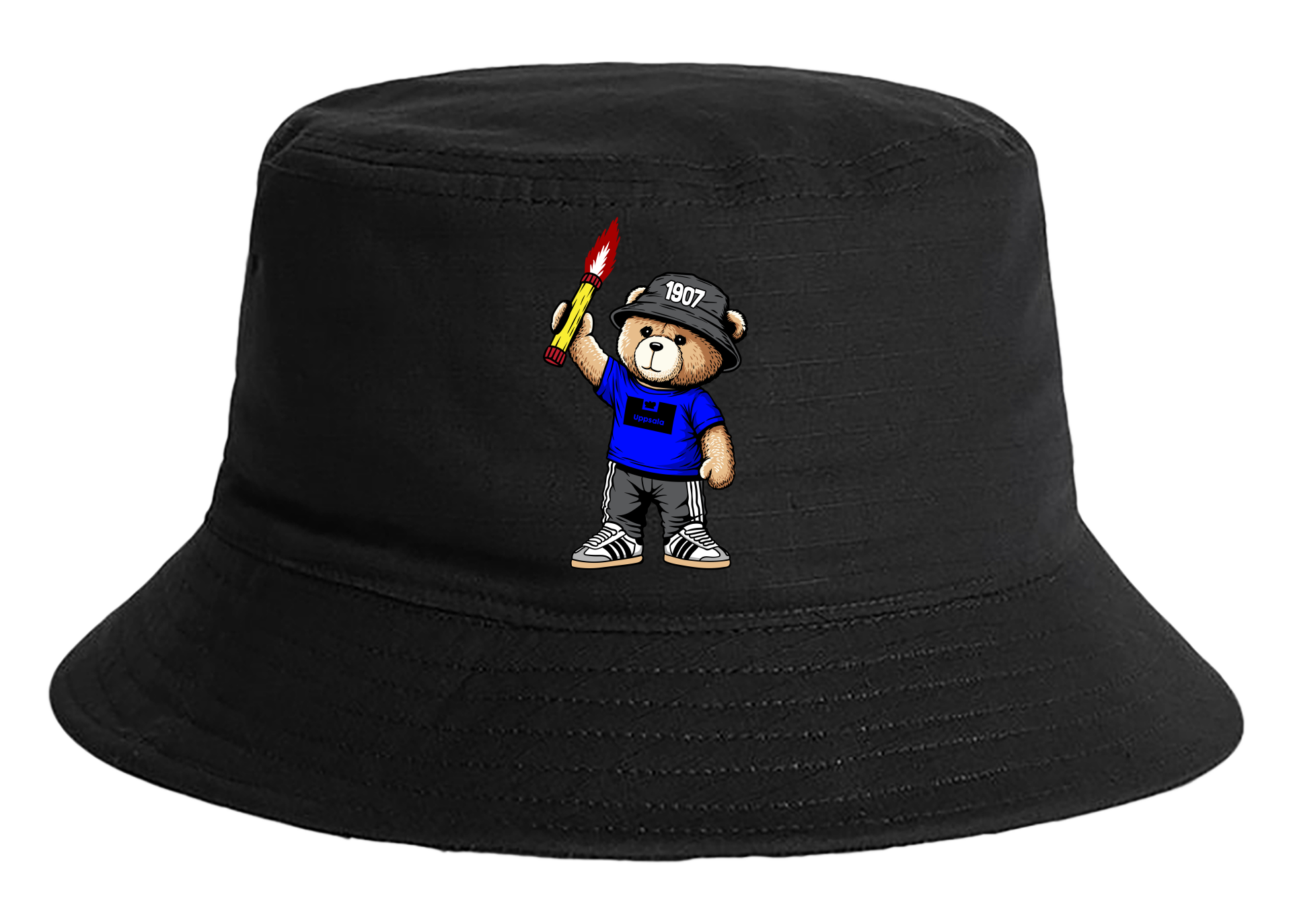 Uppsala 1907 bear bucket hat