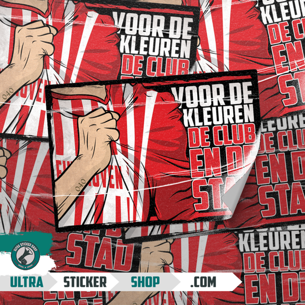Voor de kleuren de club en de stad stickers