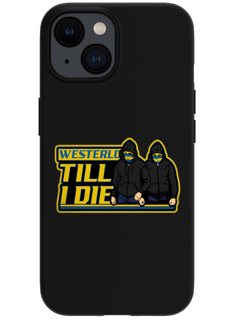 Westerlo till I die iPhone case