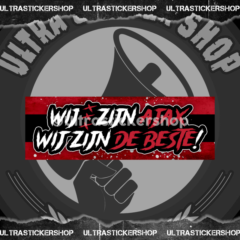 Wij zijn Ajax wij zijn de beste Flag