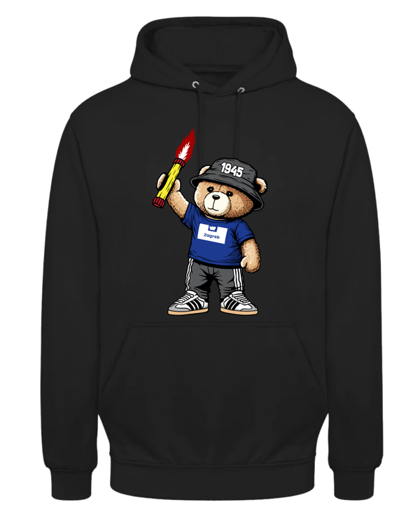 Zagreb 1945 bear hoodie