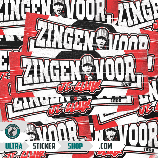 Zingen voor je club! stickers