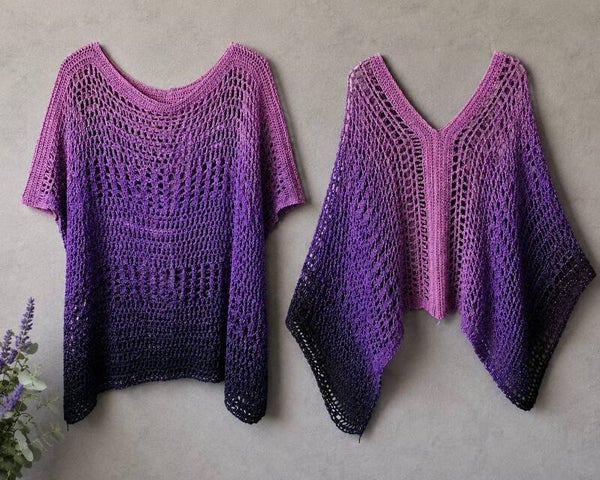 Sommer Poncho Pulli