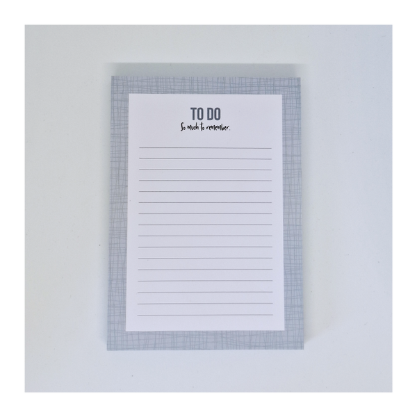 To Do - So Much To Remember