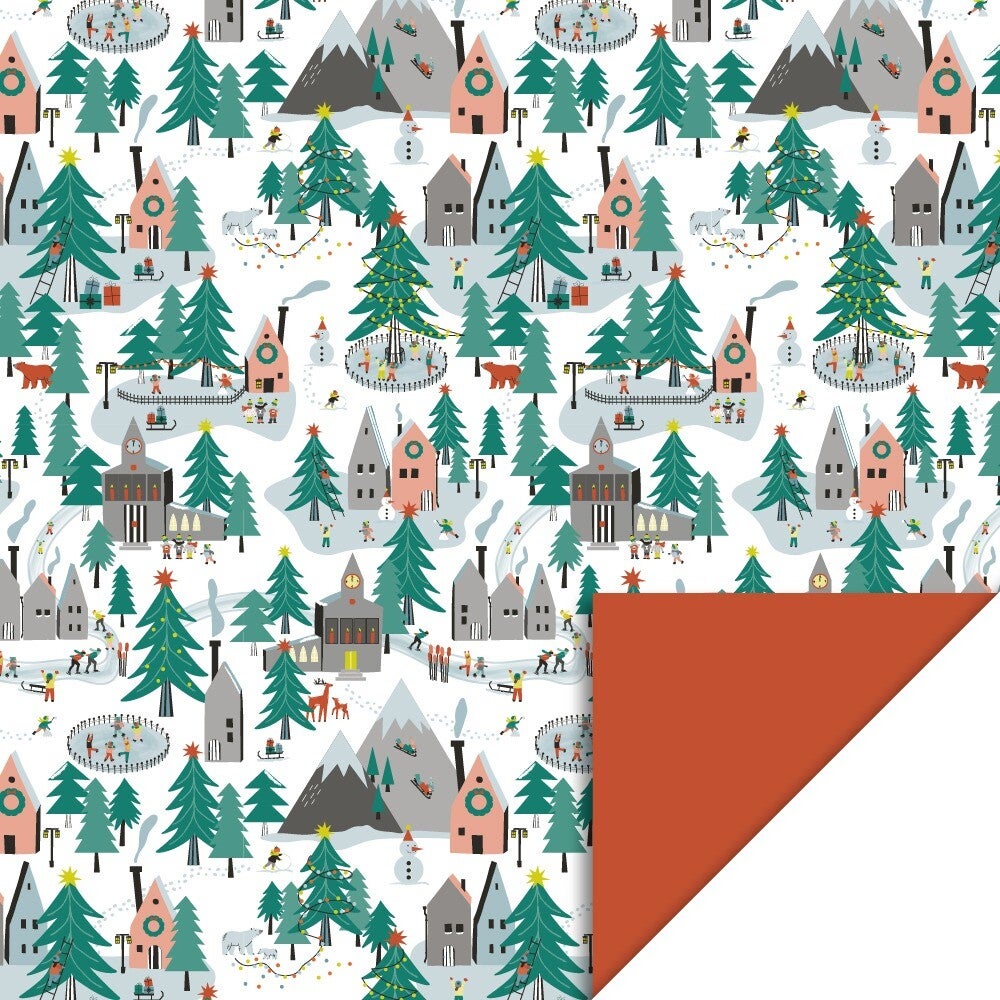 Xmax Village - Orange, 70 x 300 cm