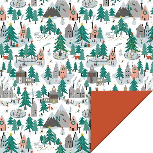 Xmax Village - Orange, 70 x 300 cm