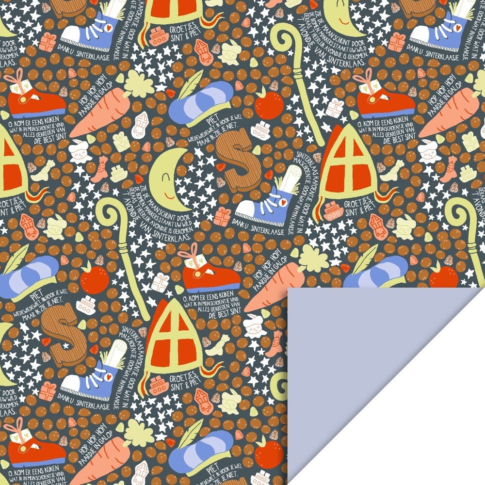 Sint Feest - Ice Blue, 70 x 300 cm