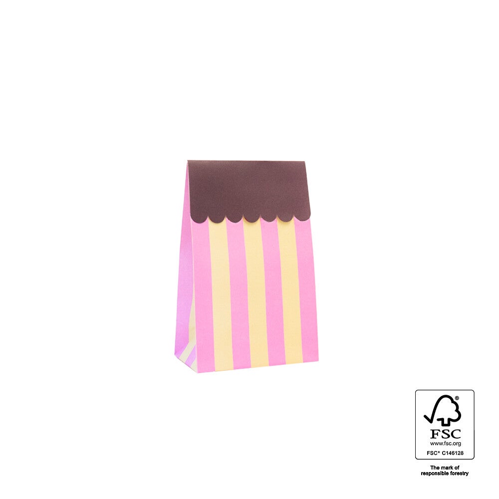Wave - Pink, 12 x 7 x 19 cm, 3 stuks