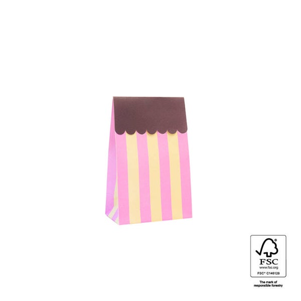 Wave - Pink, 12 x 7 x 19 cm, 3 stuks