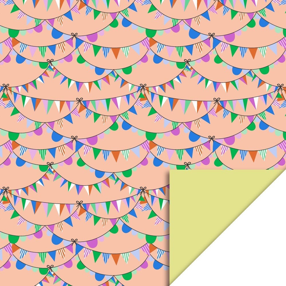 Party Guirlande Bright - Yellow, 70 x 300 cm