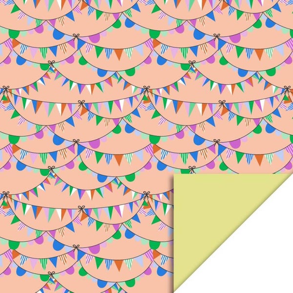 Party Guirlande Bright - Yellow, 70 x 300 cm