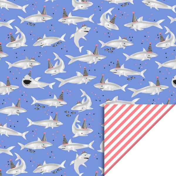 Shark Silver - Stripe Salmon, 70 x 300 cm