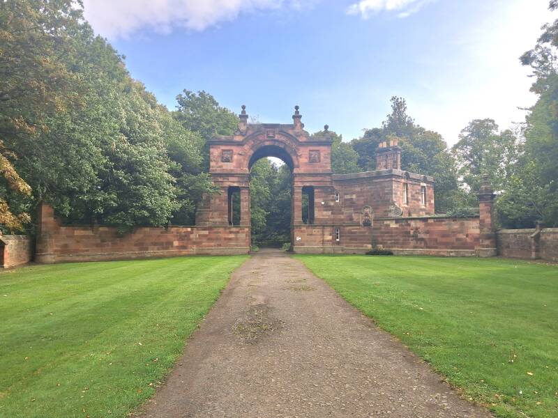gate naar Gosford house