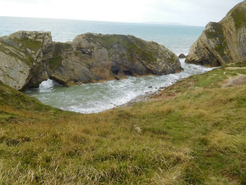 Stairhole bij Lulworth, niet ver van Duddle door