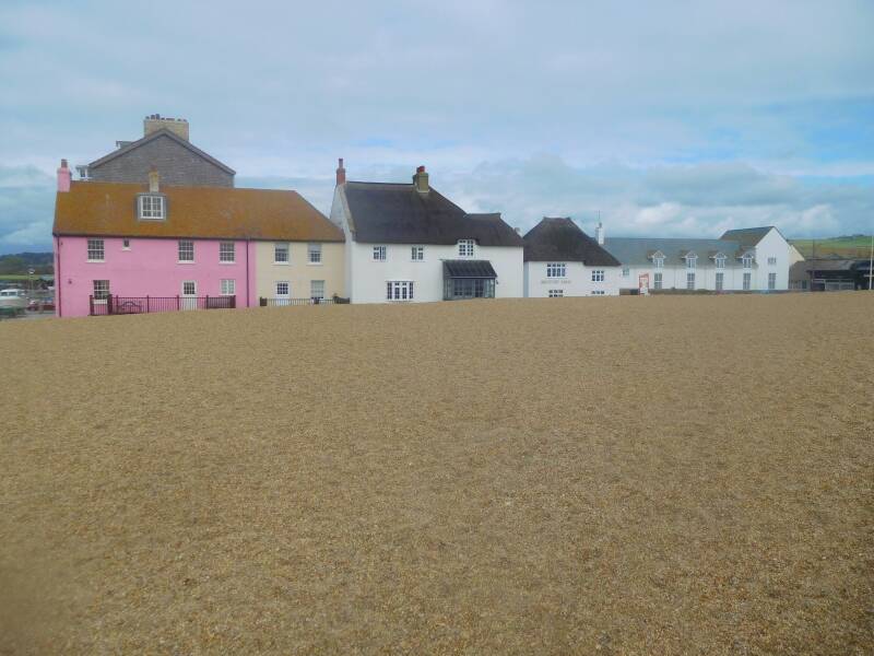 West Bay, hier is de Jurassic coast lichtbruin-goudkleur. ook mooi ipv witte cliffs