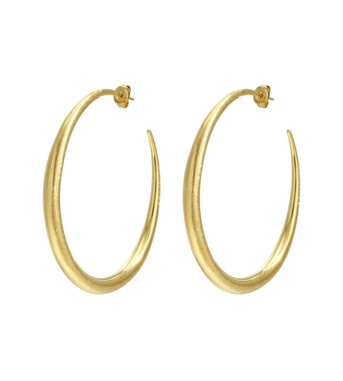 Creolen cirkel casual goud