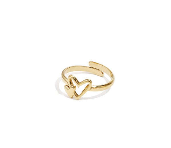 Ring met hartjes