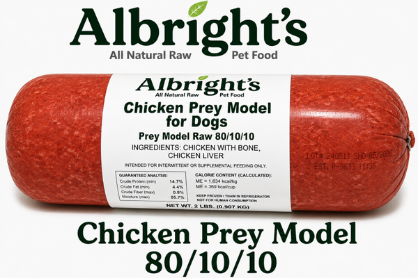 Albright's Chicken Prey Model Raw 80/10/10
