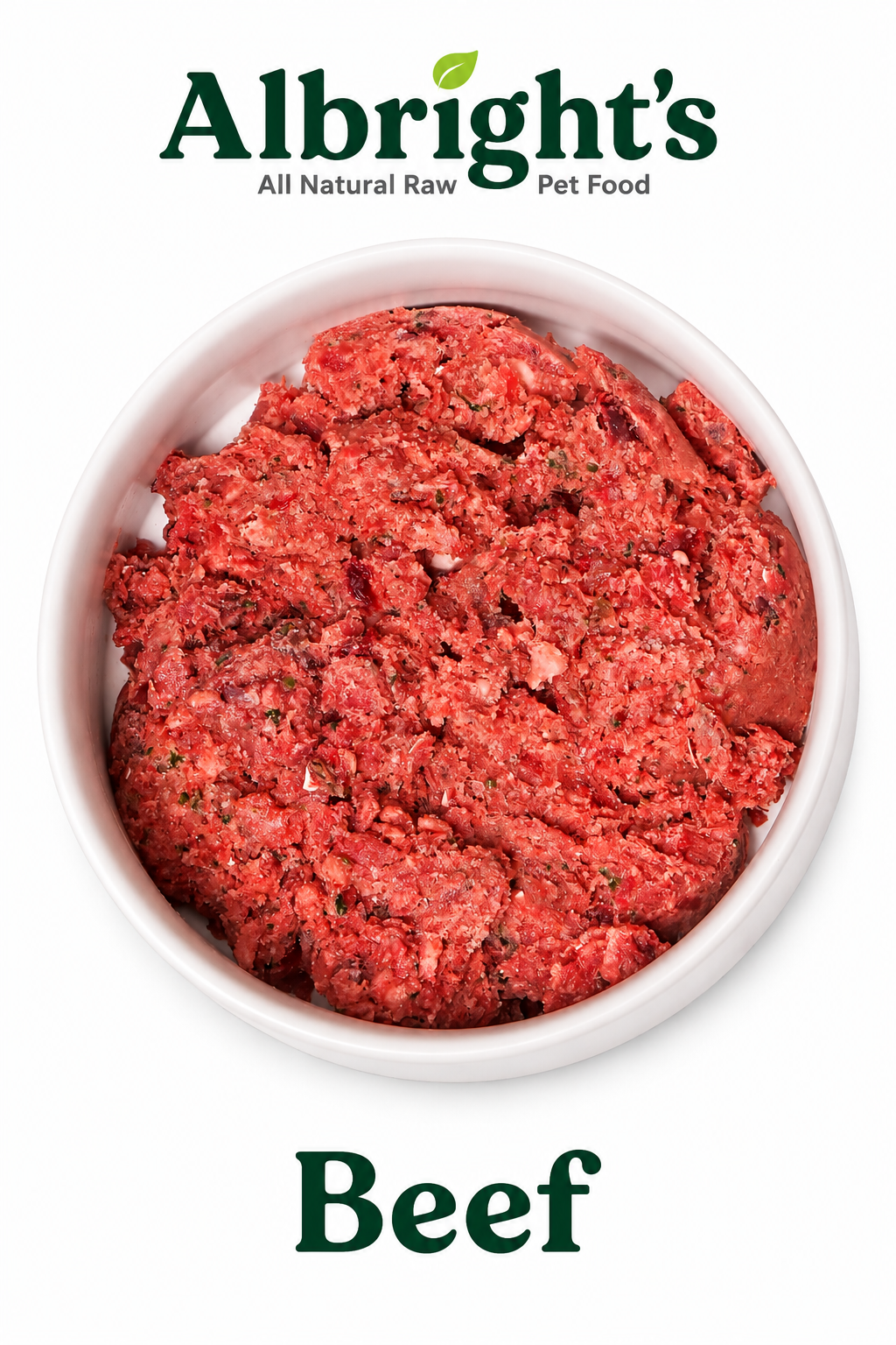 Albright's Beef Complete & Balanced Raw Dog Food