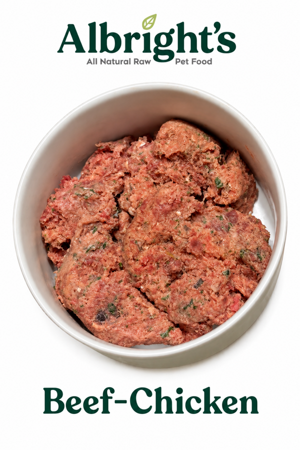 Albright's Beef and Chicken Complete & Balanced Raw Dog Food