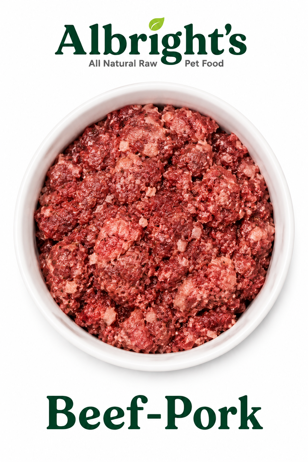 Albright's Beef and Pork Complete & Balanced Raw Dog Food