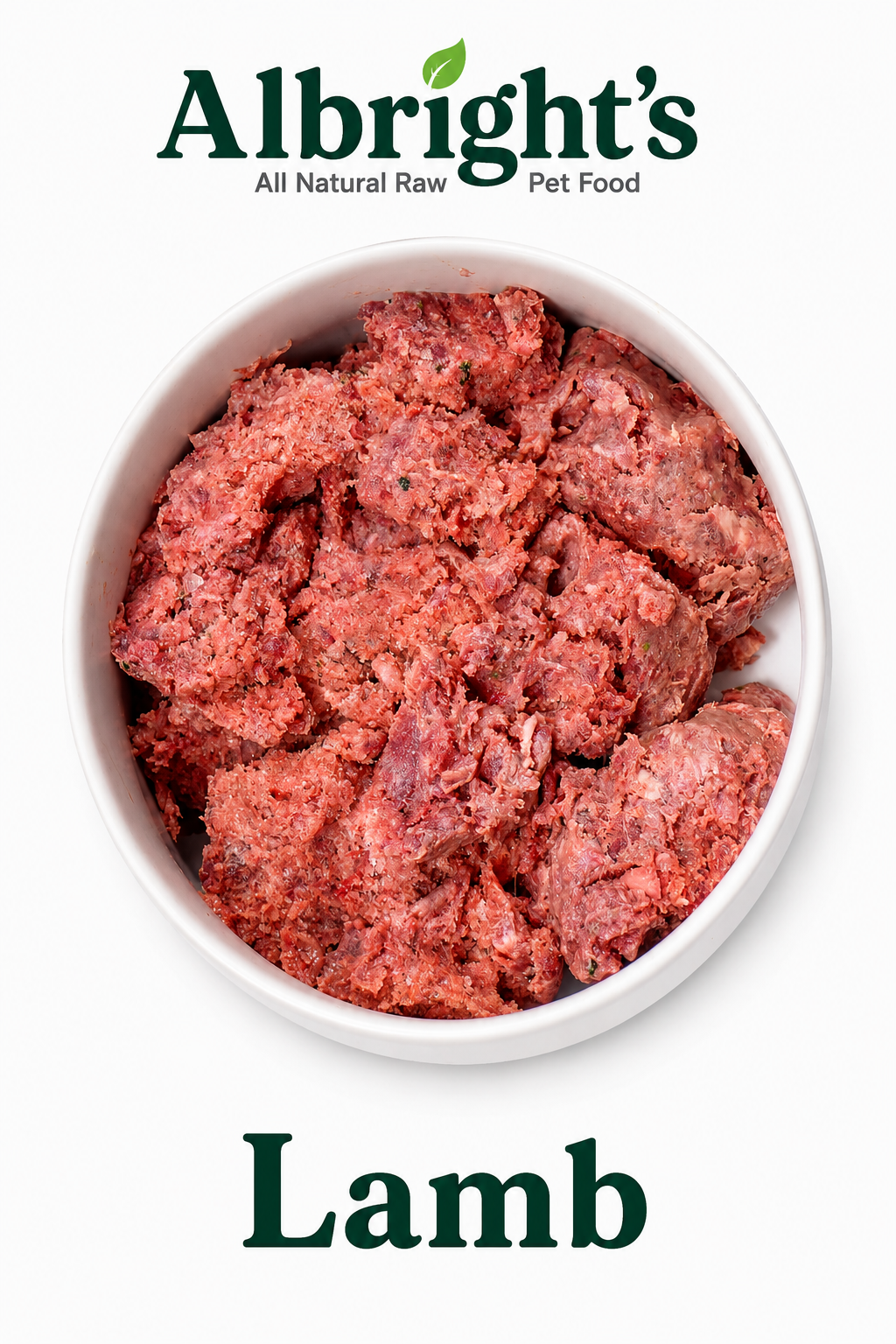 Albright's Lamb Complete & Balanced Raw Dog Food