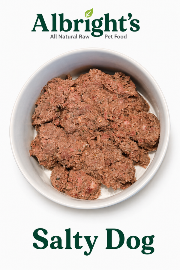 Albright's Salty Dog Senior Complete & Balanced Raw Dog Food