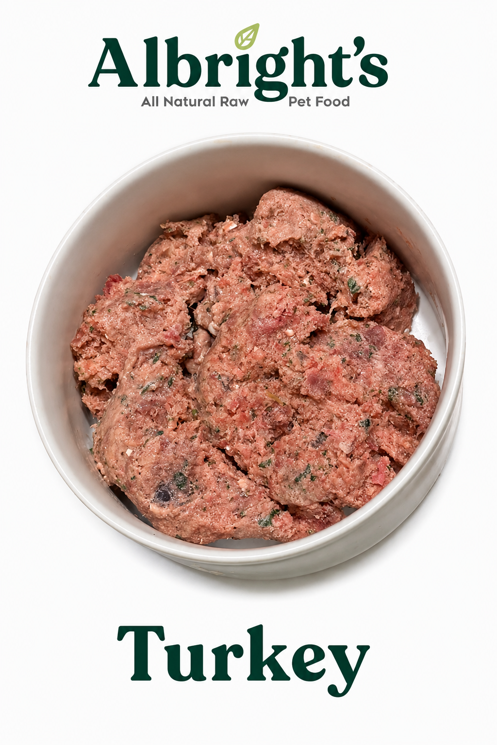 Albright's Turkey Complete & Balanced Raw Dog Food