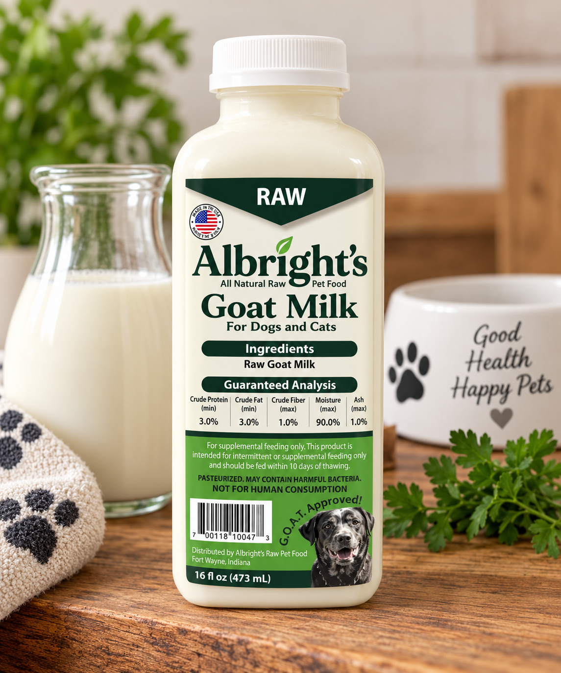 Albright's Raw Goat Milk