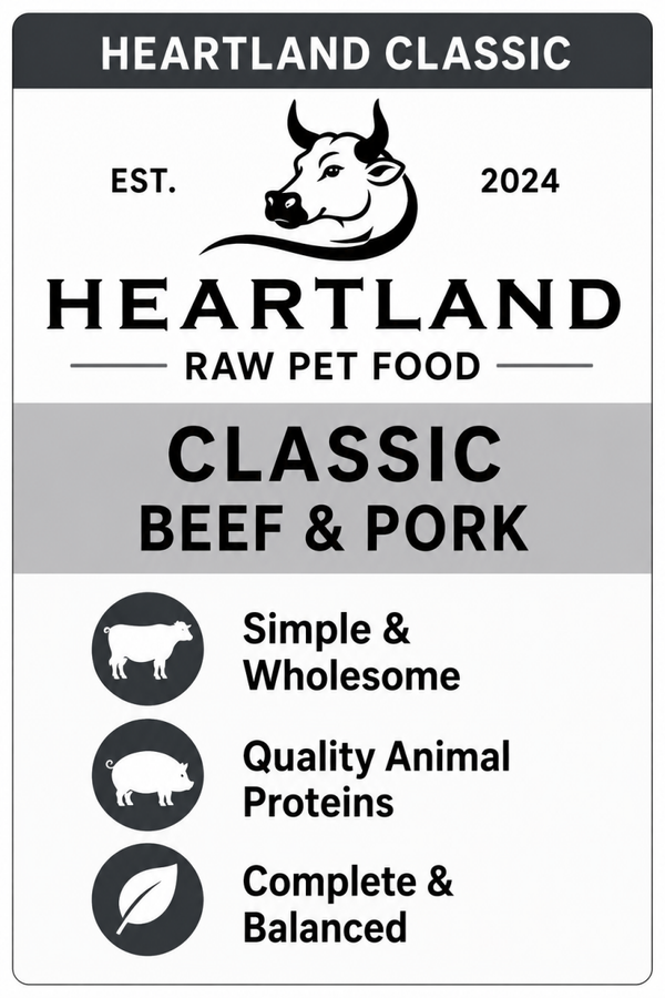 Heartland Classic Complete & Balanced Raw Dog Food