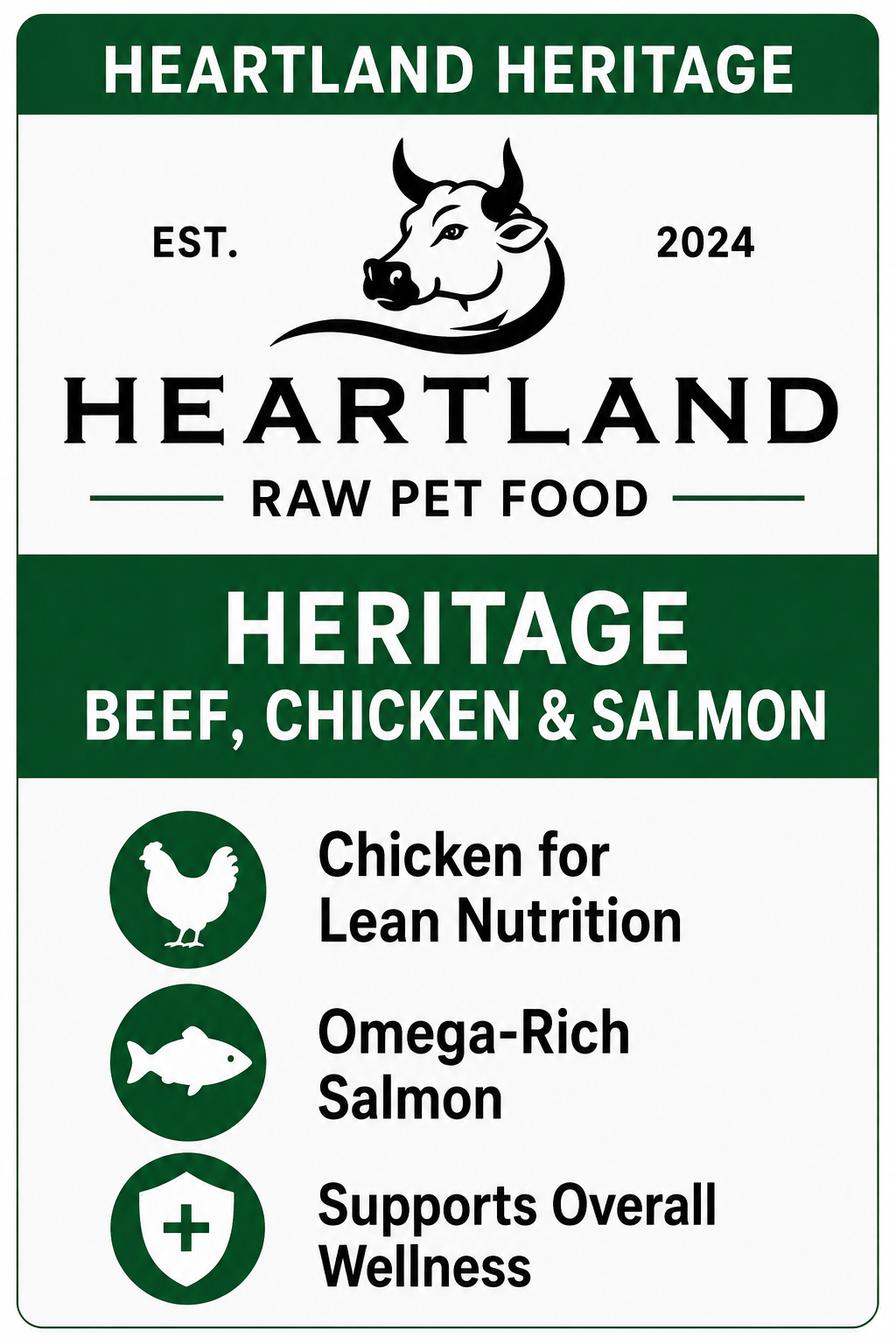 Heartland Heritage Complete & Balanced Raw Dog Food