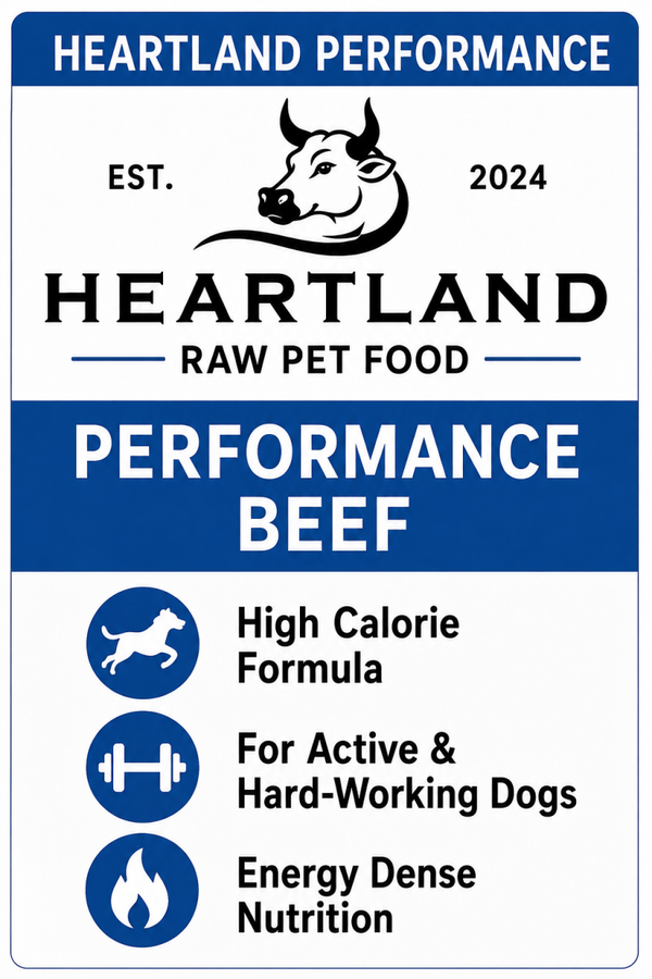 Heartland Performance Beef Raw Dog Food