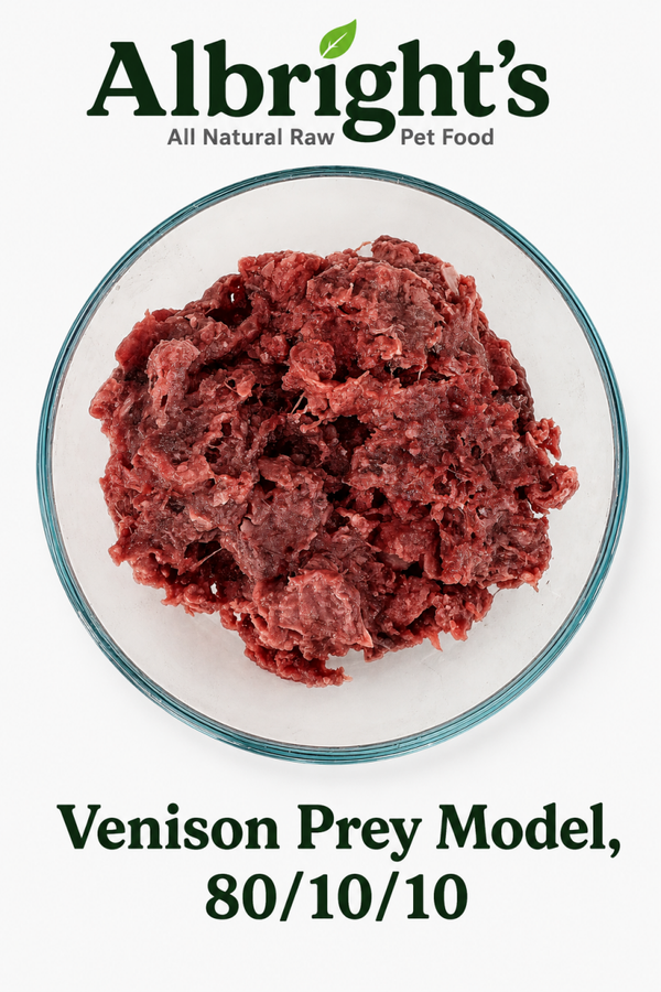 Albright's Venison Prey Model Raw 80/10/10