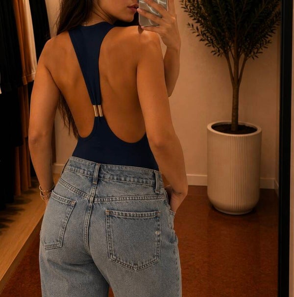 Body con schiena scoperta