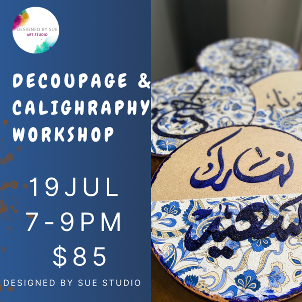 Decoupage & Calligraphy Workshop